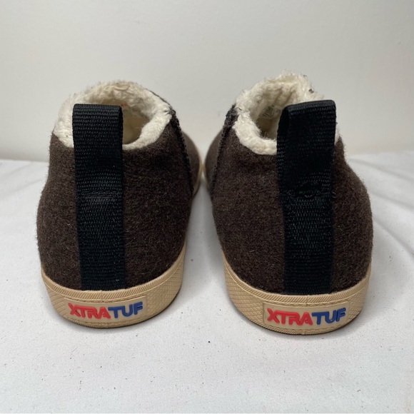 XTRATUF Size 8 M HOMER Brown Wool Slip On Loafers Women's Shoes - Picture 4 of 8